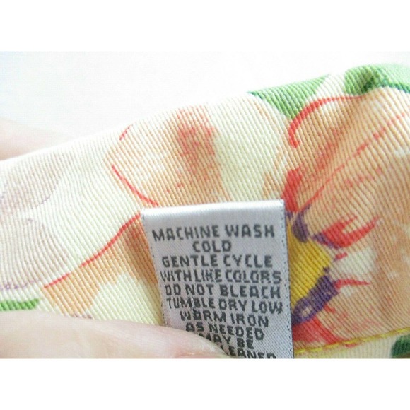 Chico's SZ 1 Jean Jacket Floral 100% Cotton Button - Picture 6 of 8